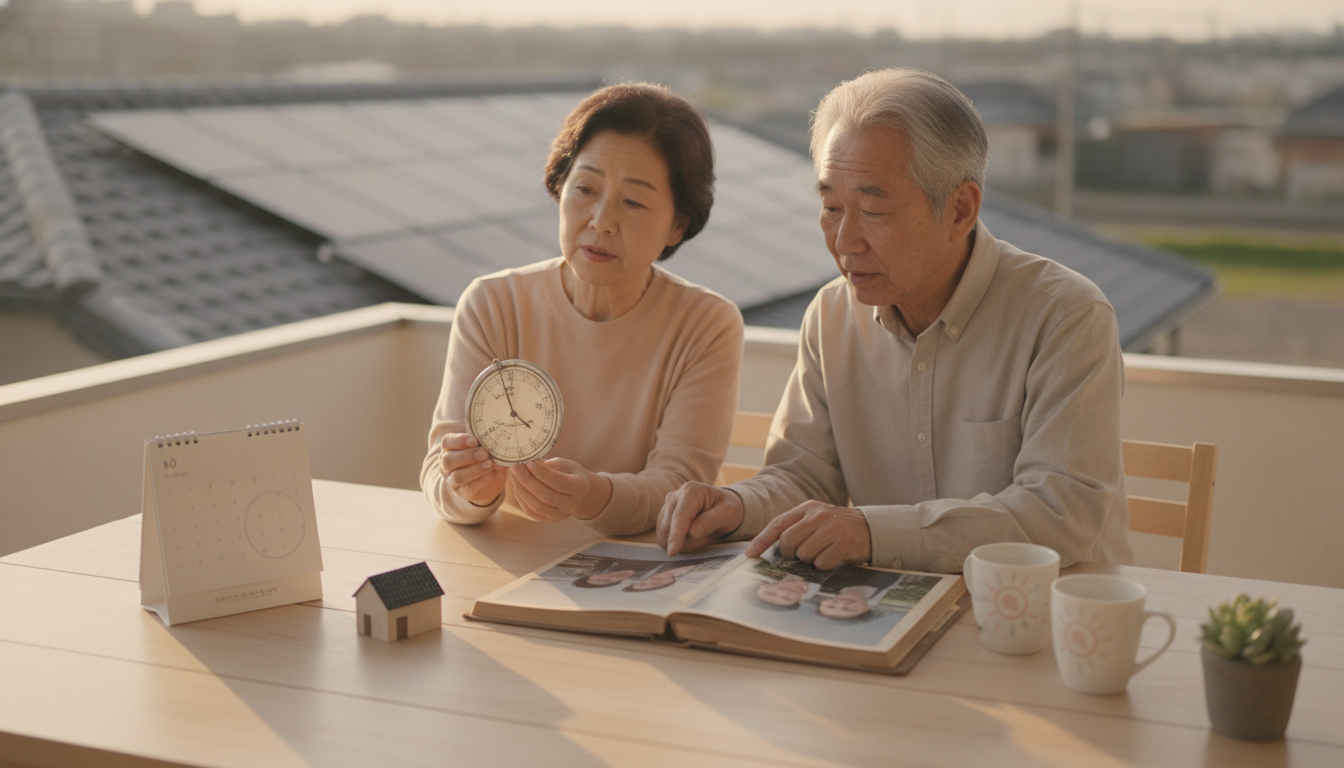 10kW未満の太陽光パネルの場合、終了するのは10年後
